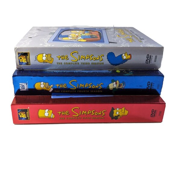 The Simpsons DVD Box Sets Collectors Editions Complete Seasons Two, Three, Four - Picture 3 of 9